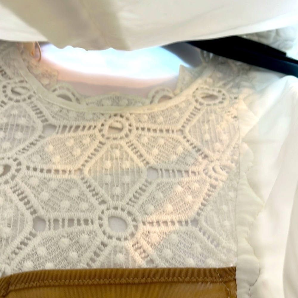 Rebecca Taylor - White Lace Top- NEW w/Tags - Picture 14 of 16